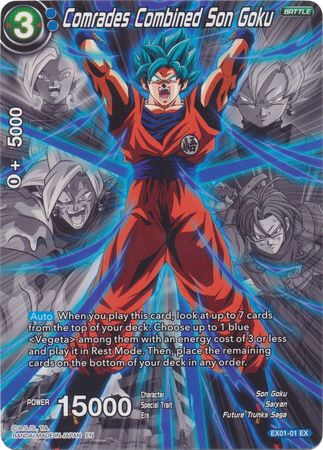 Comrades Combined Son Goku (Alternate Art) [EX01-01] | Devastation Store