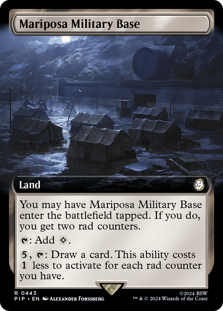 Mariposa Military Base (Extended Art) [Fallout] | Devastation Store