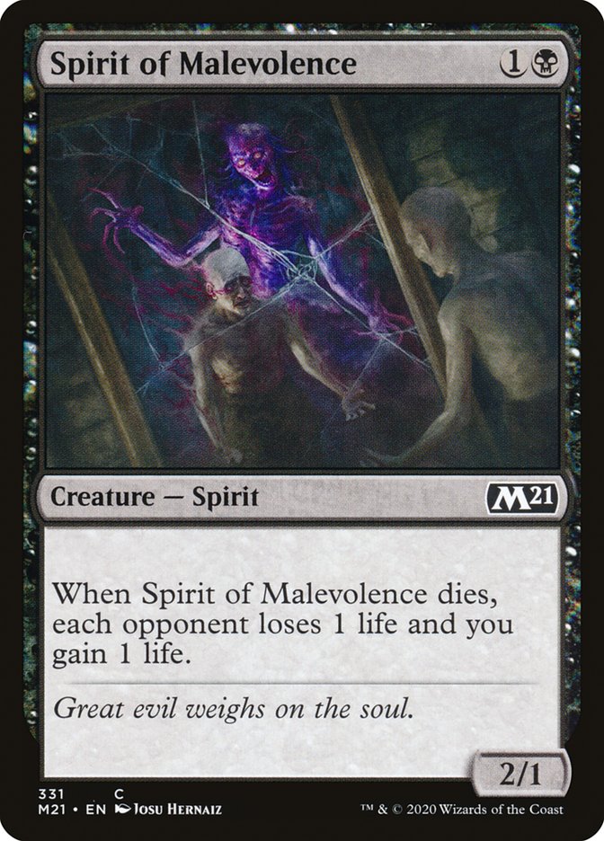 Spirit of Malevolence [Core Set 2021] | Devastation Store