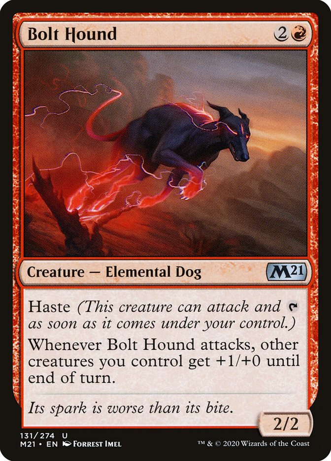 Bolt Hound [Core Set 2021] | Devastation Store