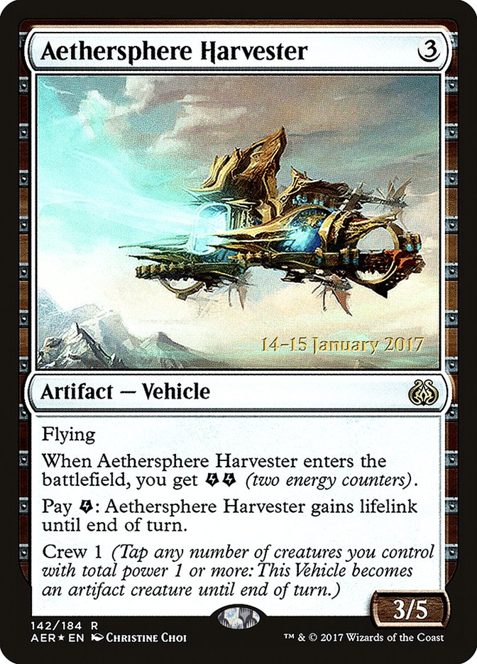 Aethersphere Harvester  [Aether Revolt Prerelease Promos] - Devastation Store | Devastation Store