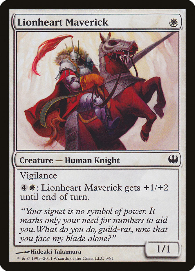 Lionheart Maverick [Duel Decks: Knights vs. Dragons] - Devastation Store | Devastation Store