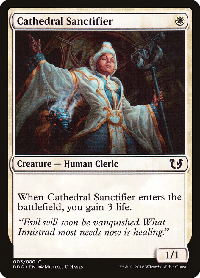 Cathedral Sanctifier [Duel Decks: Blessed vs. Cursed] | Devastation Store