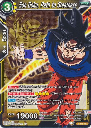 Son Goku, Path to Greatness [P-115] | Devastation Store