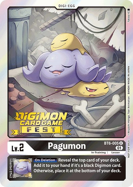 Pagumon [BT6-005] (Digimon Card Game Fest 2022) [Double Diamond Promos] | Devastation Store