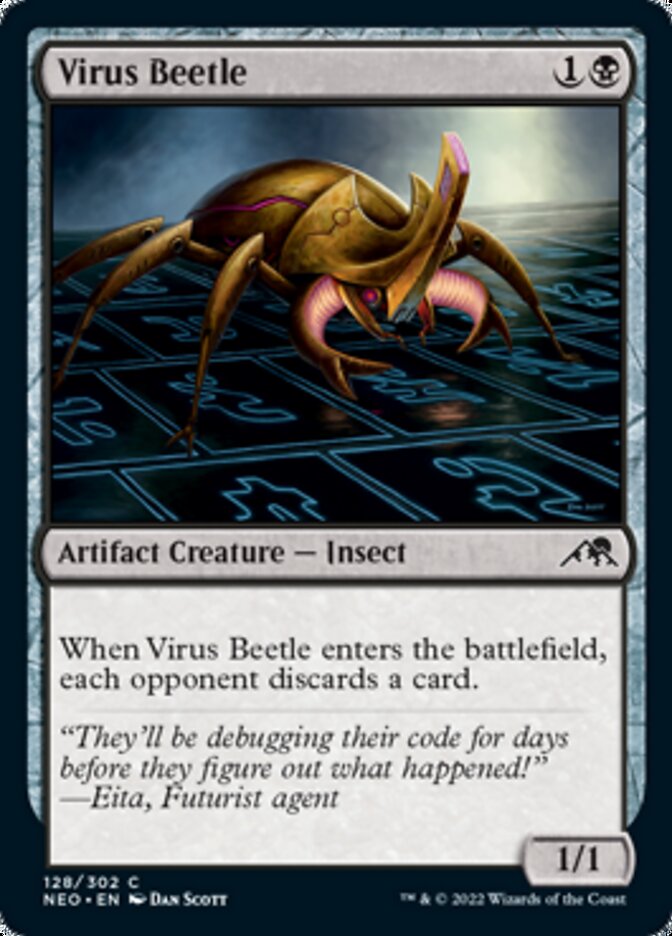 Virus Beetle [Kamigawa: Neon Dynasty] | Devastation Store