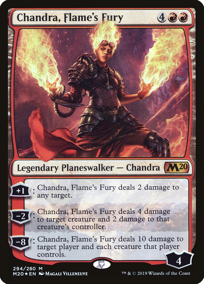 Chandra, Flame's Fury [Core Set 2020] | Devastation Store
