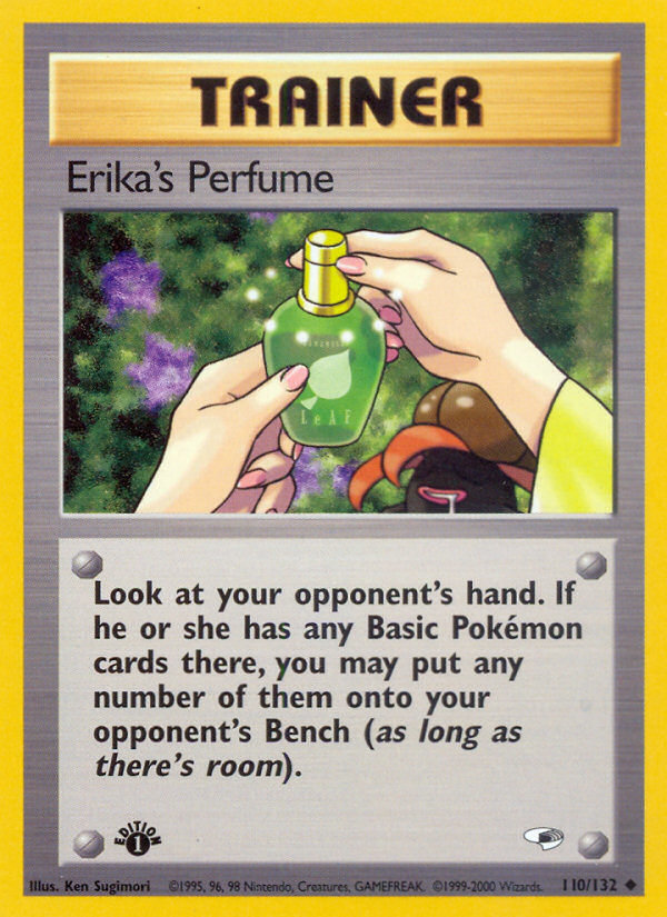 Erika's Perfume (110/132) [Gym Heroes 1st Edition] | Devastation Store