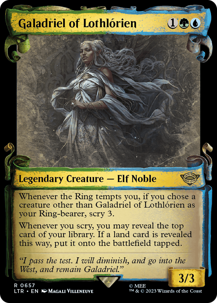 Galadriel of Lothlorien [The Lord of the Rings: Tales of Middle-Earth Showcase Scrolls] | Devastation Store