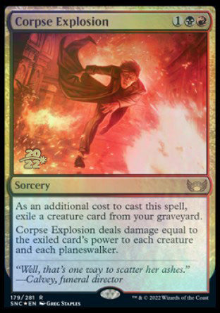 Corpse Explosion [Streets of New Capenna Prerelease Promos] | Devastation Store