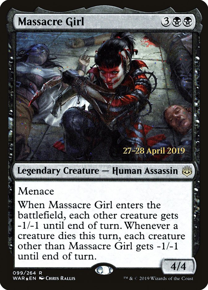 Massacre Girl  [War of the Spark Prerelease Promos] | Devastation Store