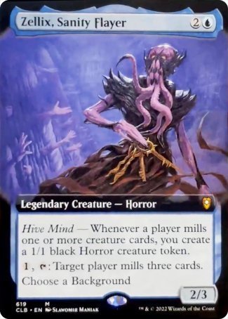 Zellix, Sanity Flayer (Extended Art) [Commander Legends: Battle for Baldur's Gate] | Devastation Store