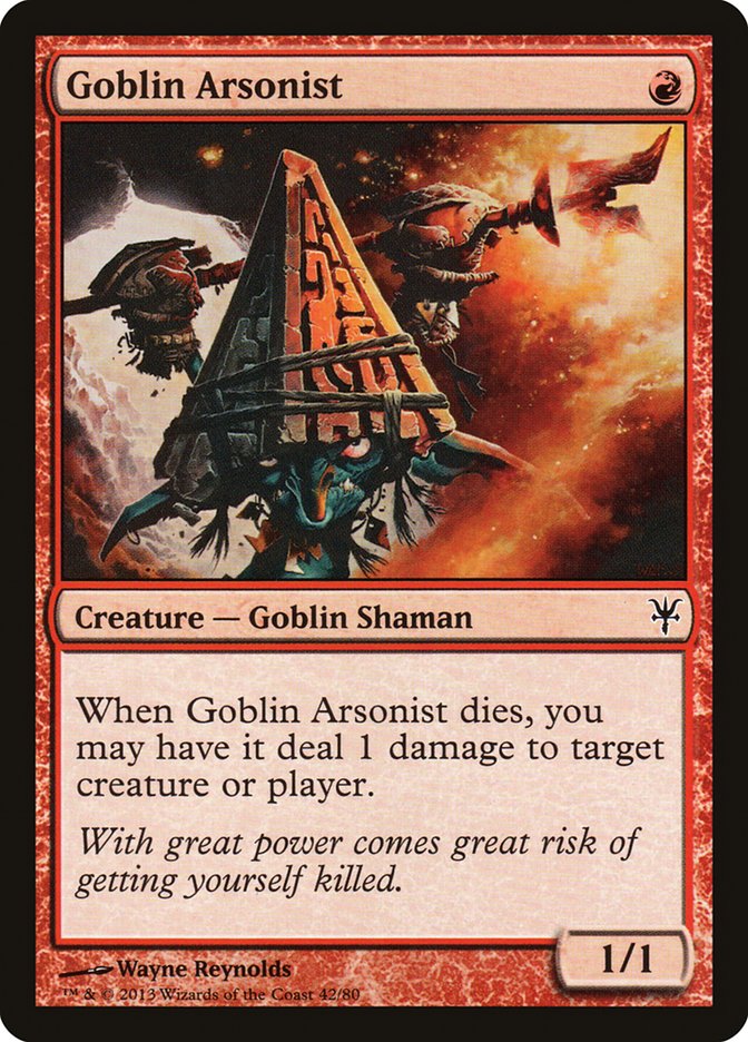 Goblin Arsonist [Duel Decks: Sorin vs. Tibalt] | Devastation Store