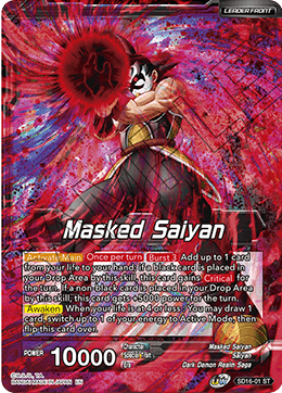 Masked Saiyan // SS3 Bardock, Reborn from Darkness (Starter Deck Exclusive) (SD16-01) [Cross Spirits] | Devastation Store