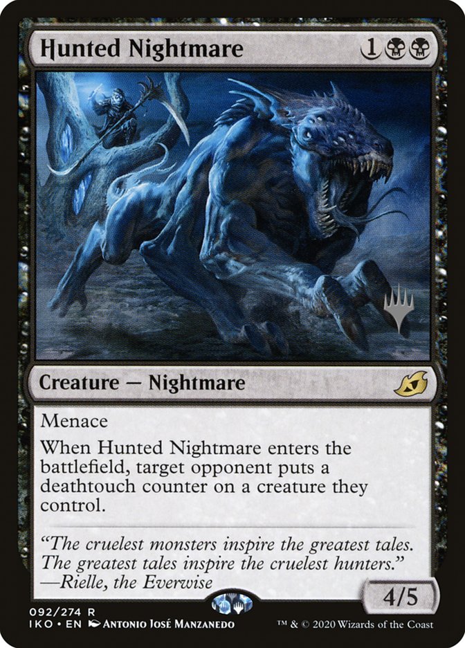 Hunted Nightmare (Promo Pack) [Ikoria: Lair of Behemoths Promos] | Devastation Store