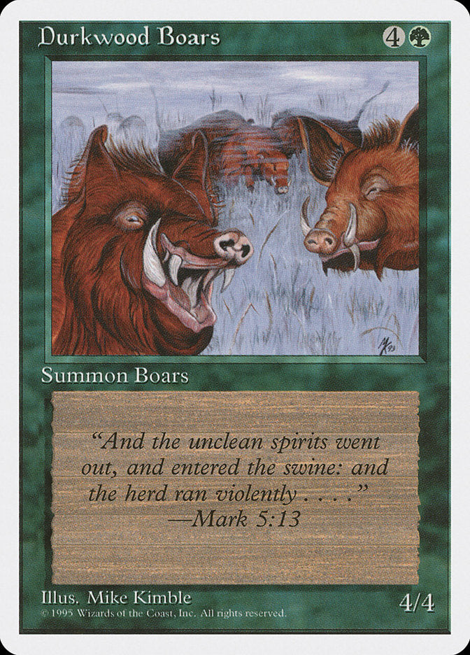 Durkwood Boars [Fourth Edition] | Devastation Store
