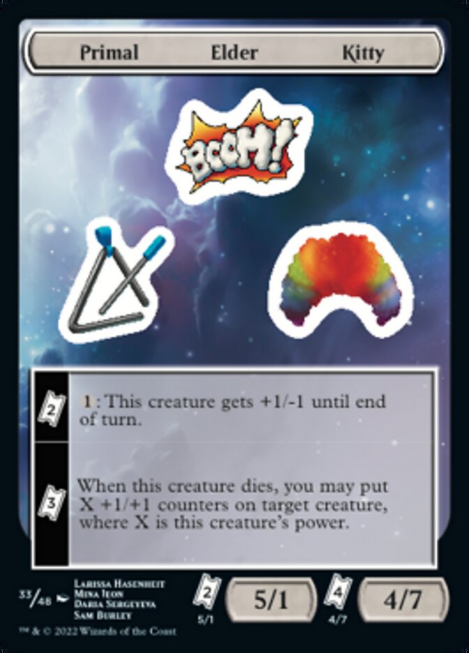 Primal Elder Kitty [Unfinity Stickers] | Devastation Store