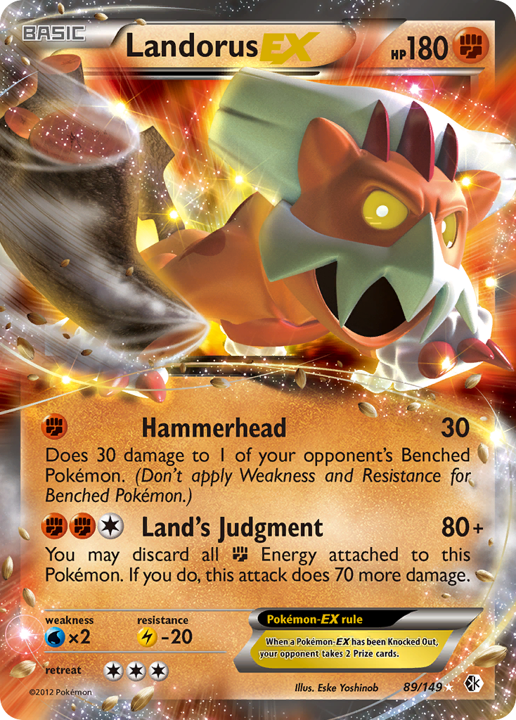 Landorus EX (89/149) [Black & White: Boundaries Crossed] | Devastation Store