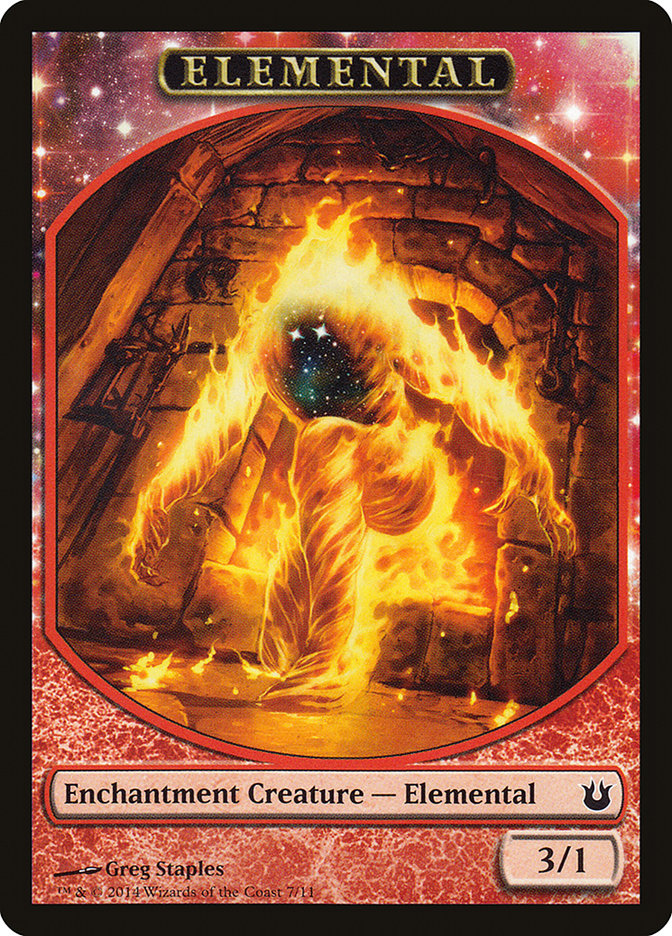 Elemental [Born of the Gods Tokens] | Devastation Store