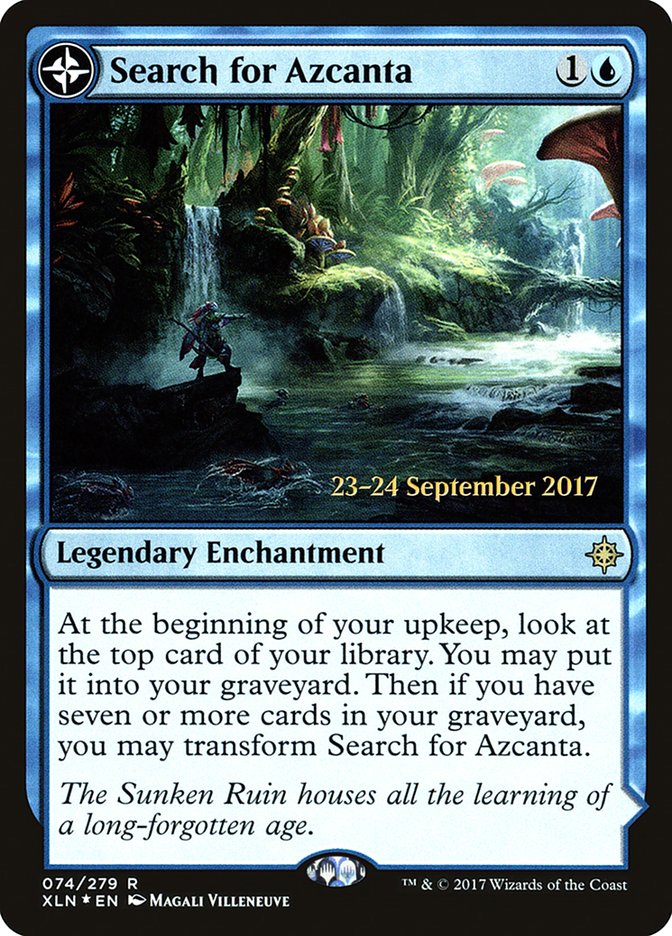 Search for Azcanta // Azcanta, the Sunken Ruin  [Ixalan Prerelease Promos] | Devastation Store