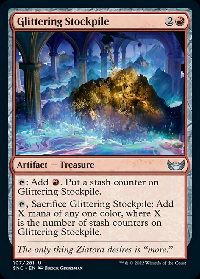 Glittering Stockpile [Streets of New Capenna] | Devastation Store