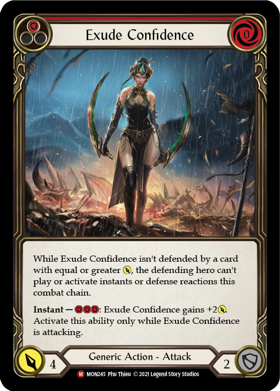 Exude Confidence [MON245] 1st Edition Normal - Devastation Store | Devastation Store