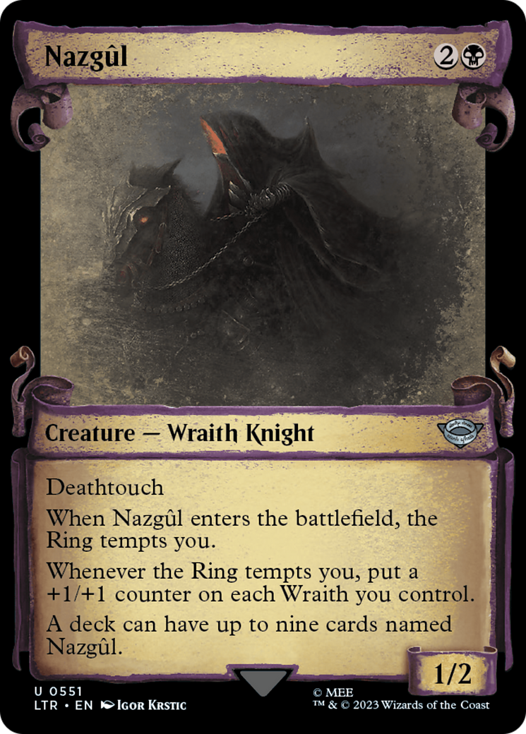 Nazgul (0551) [The Lord of the Rings: Tales of Middle-Earth Showcase Scrolls] | Devastation Store