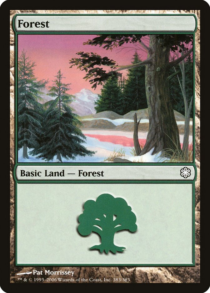 Forest (383) [Coldsnap Theme Decks] | Devastation Store