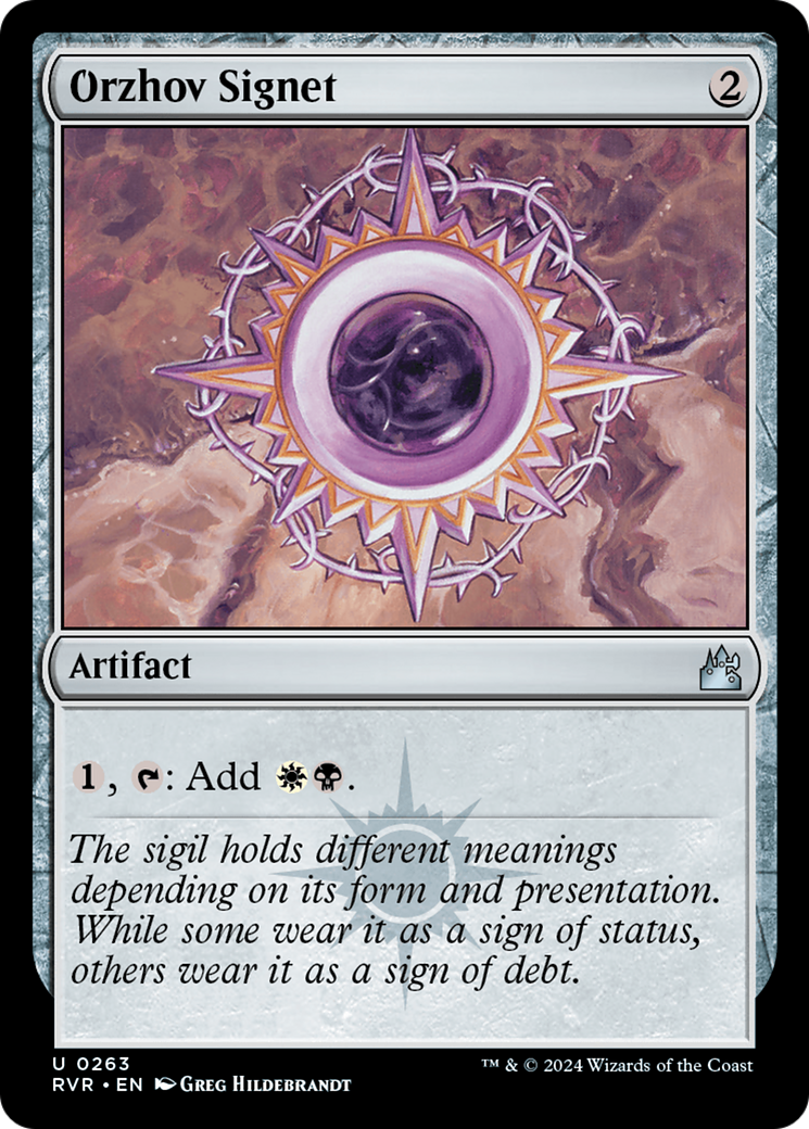 Orzhov Signet [Ravnica Remastered] | Devastation Store