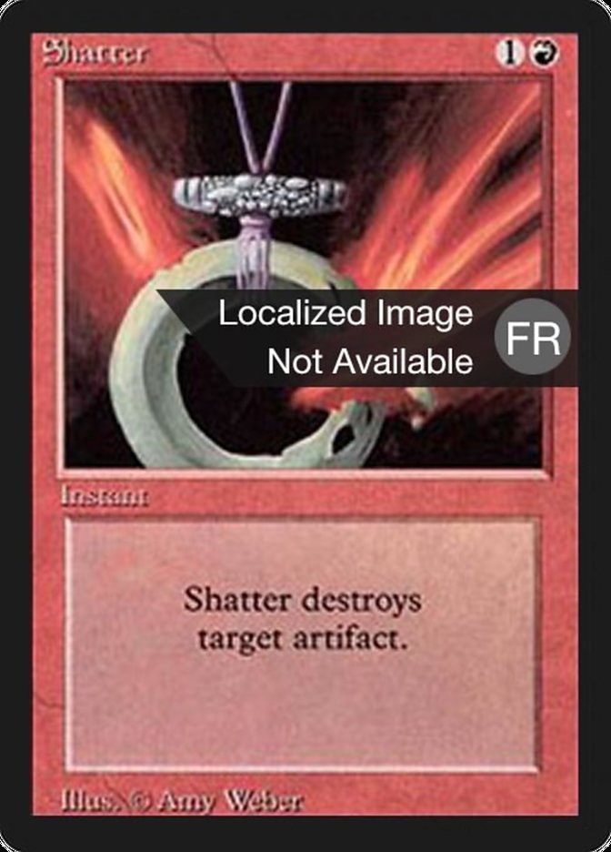 Shatter [Foreign Black Border] | Devastation Store