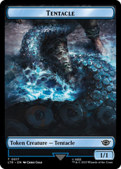 Tentacle // Food (0024) Double-Sided Token (Surge Foil) [The Lord of the Rings: Tales of Middle-Earth Tokens] | Devastation Store