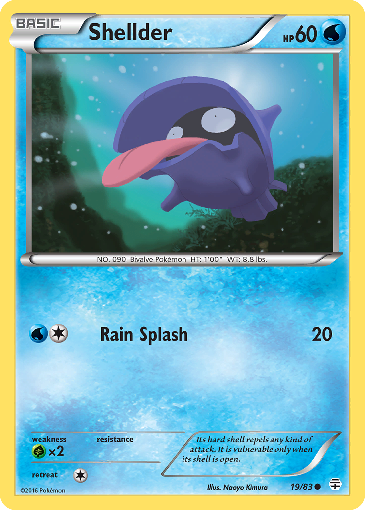 Shellder (19/83) [XY: Generations] | Devastation Store