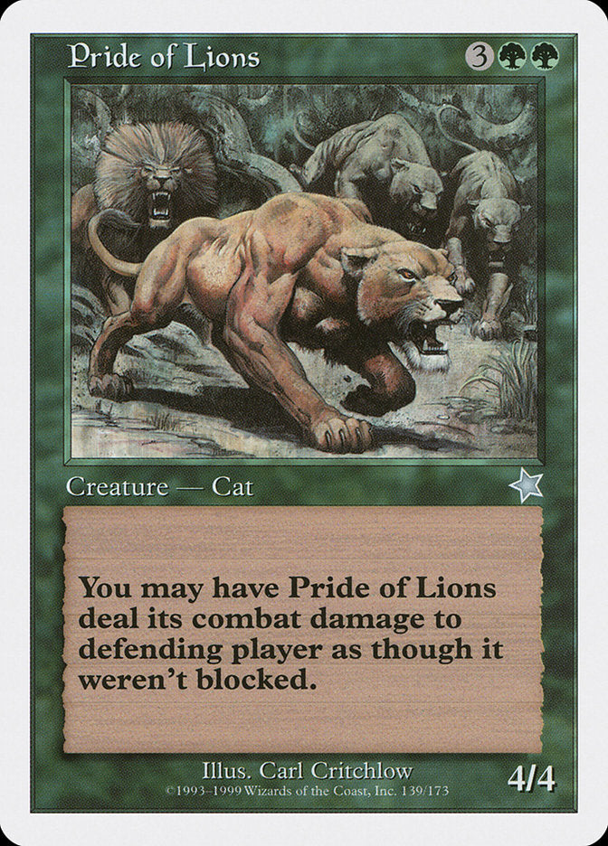 Pride of Lions [Starter 1999] | Devastation Store