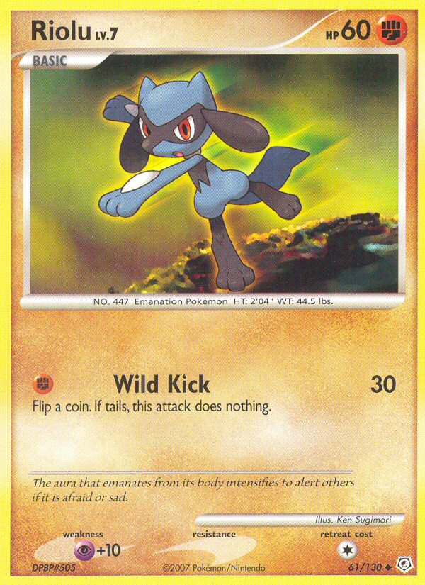 Riolu (61/130) [Diamond & Pearl: Base Set] | Devastation Store