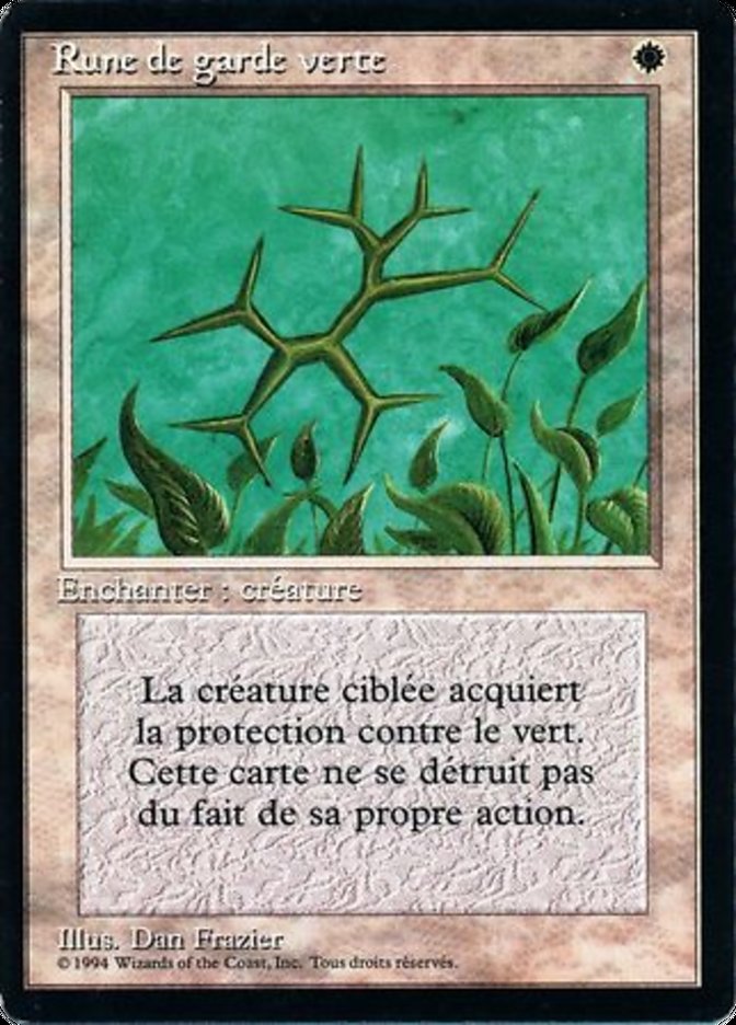 Green Ward [Foreign Black Border] | Devastation Store