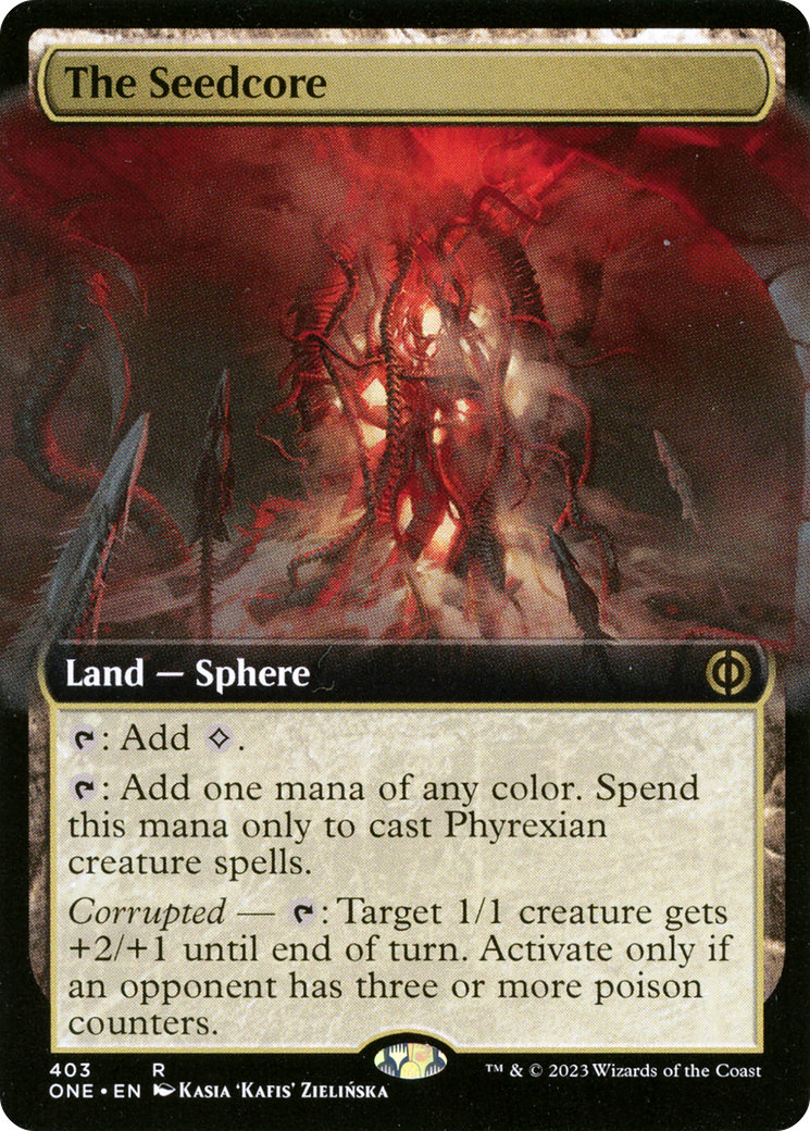 The Seedcore (Extended Art) [Phyrexia: All Will Be One] | Devastation Store