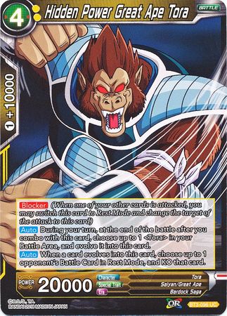 Hidden Power Great Ape Tora [BT3-096] | Devastation Store