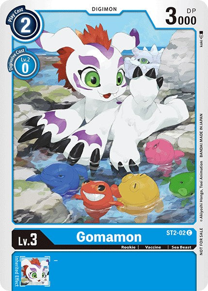 Gomamon [ST2-02] (Official Tournament Pack Vol.3) [Starter Deck: Cocytus Blue Promos] | Devastation Store