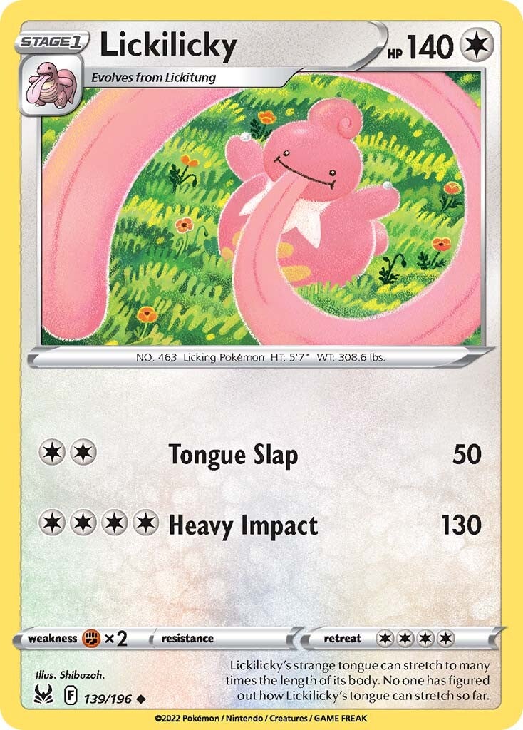 Lickilicky (139/196) [Sword & Shield: Lost Origin] | Devastation Store