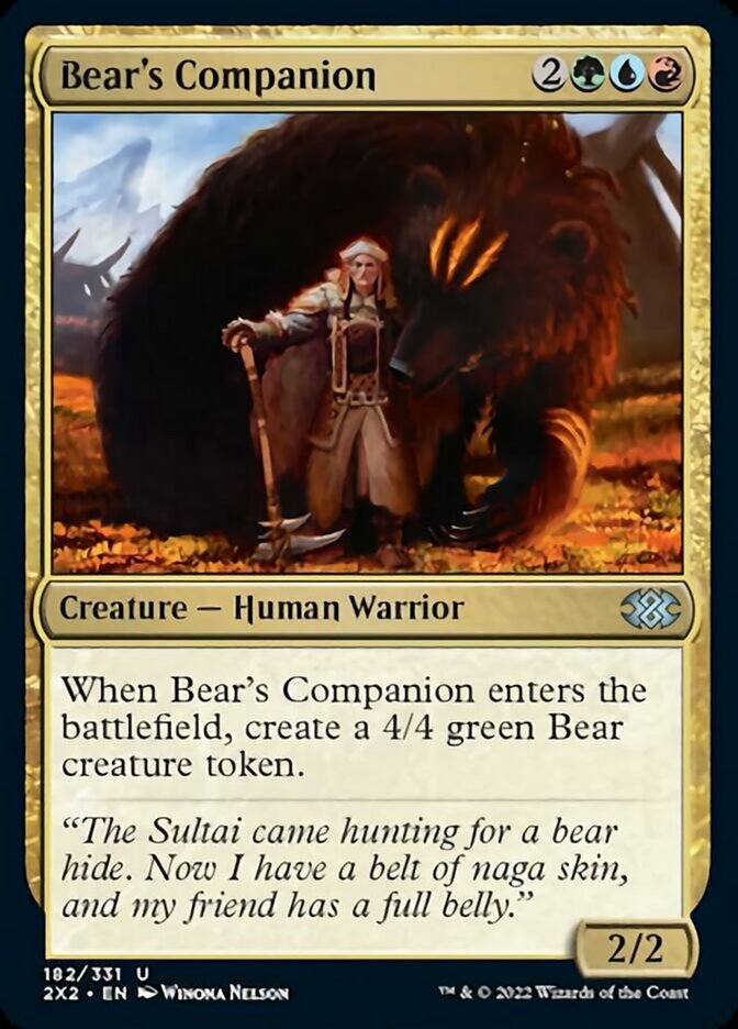 Bear's Companion [Double Masters 2022] | Devastation Store