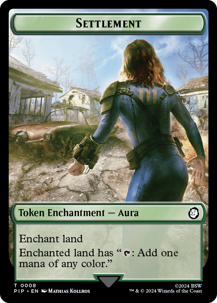 Settlement // Human Soldier Double-Sided Token [Fallout Tokens] | Devastation Store