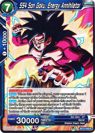 SS4 Son Goku, Energy Annihilator [BT11-049] | Devastation Store