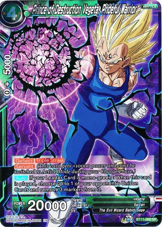 Prince of Destruction Vegeta, Prideful Warrior [BT11-066] | Devastation Store
