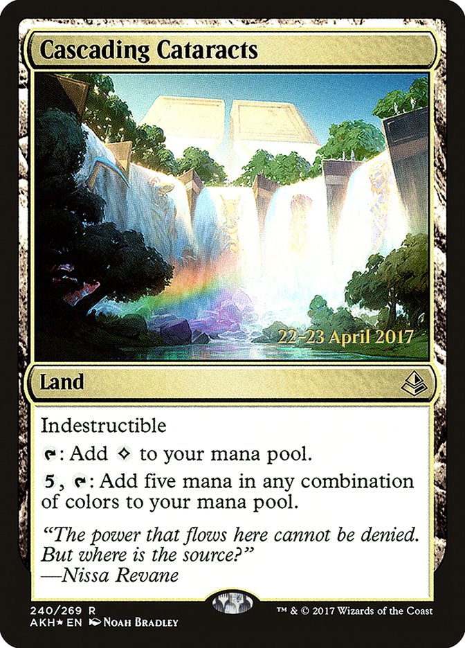 Cascading Cataracts  [Amonkhet Prerelease Promos] - Devastation Store | Devastation Store