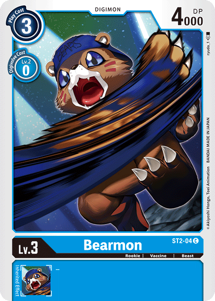 Bearmon [ST2-04] [Starter Deck: Cocytus Blue] | Devastation Store