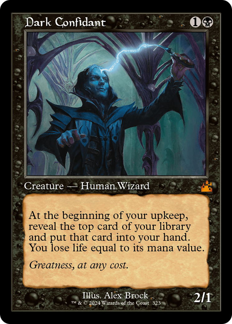 Dark Confidant (Retro Frame) [Ravnica Remastered] | Devastation Store