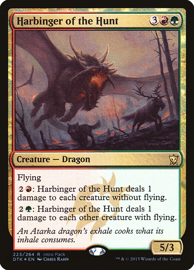 Harbinger of the Hunt (Intro Pack) [Dragons of Tarkir Promos] - Devastation Store | Devastation Store
