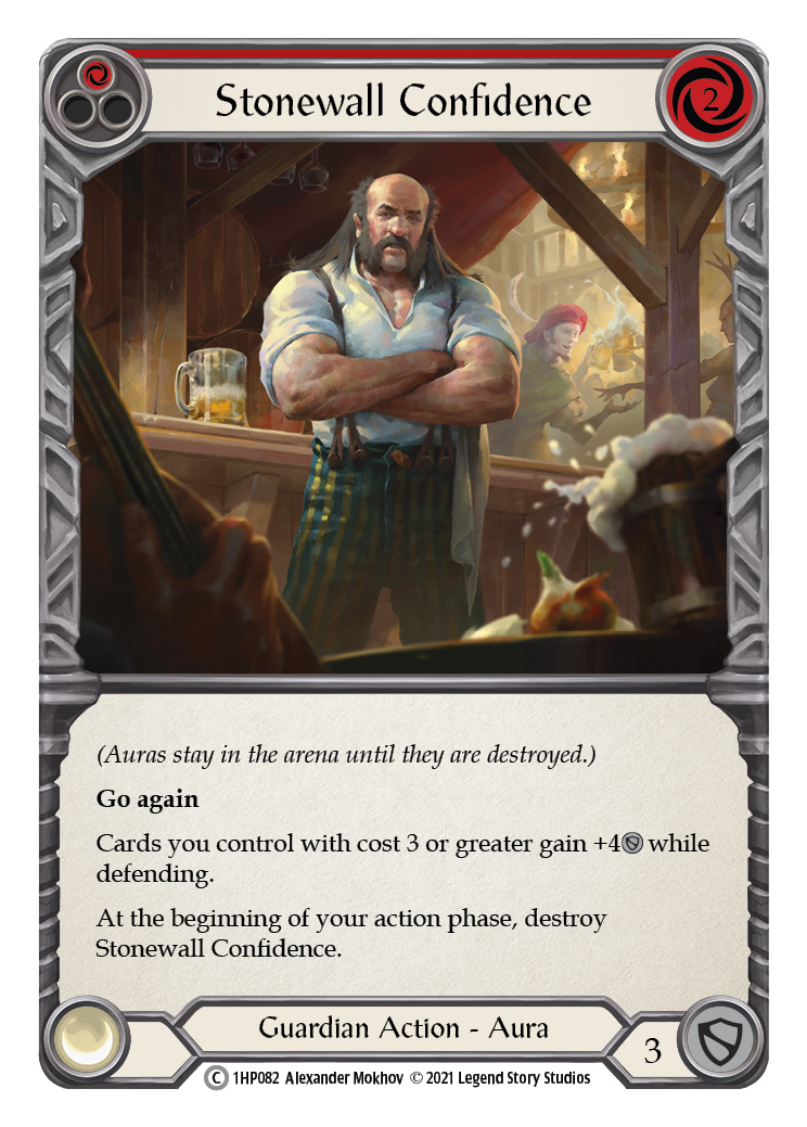 Stonewall Confidence (Red) [1HP082] | Devastation Store