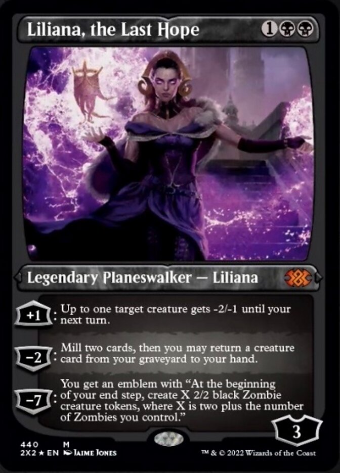 Liliana, the Last Hope (Foil Etched) [Double Masters 2022] | Devastation Store