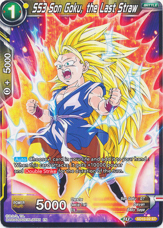 SS3 Son Goku, the Last Straw (Starter Deck - Parasitic Overlord) [SD10-02] | Devastation Store